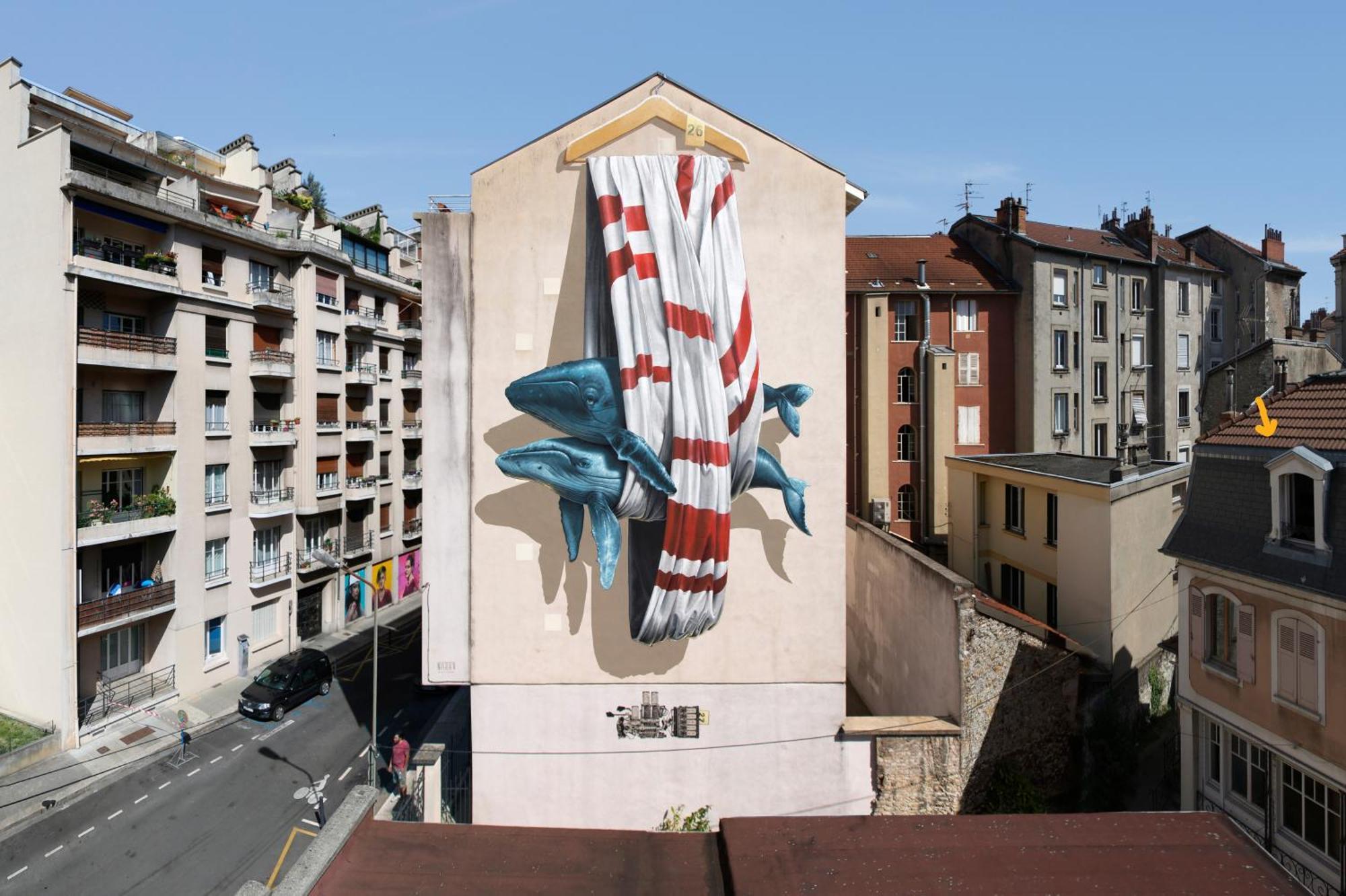 Les Baleines - Hypercentre 2 Chambres Avec Garage Et Clim - Air Conditioning Grenoble Eksteriør billede